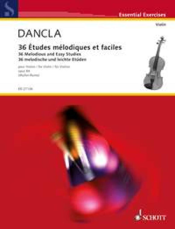 Dancla 36 Melodious And Easy Studies Op 84 For Violin