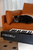 Medeli PERFORMER Series Digital Compact Stage Piano. 88 Key. Black