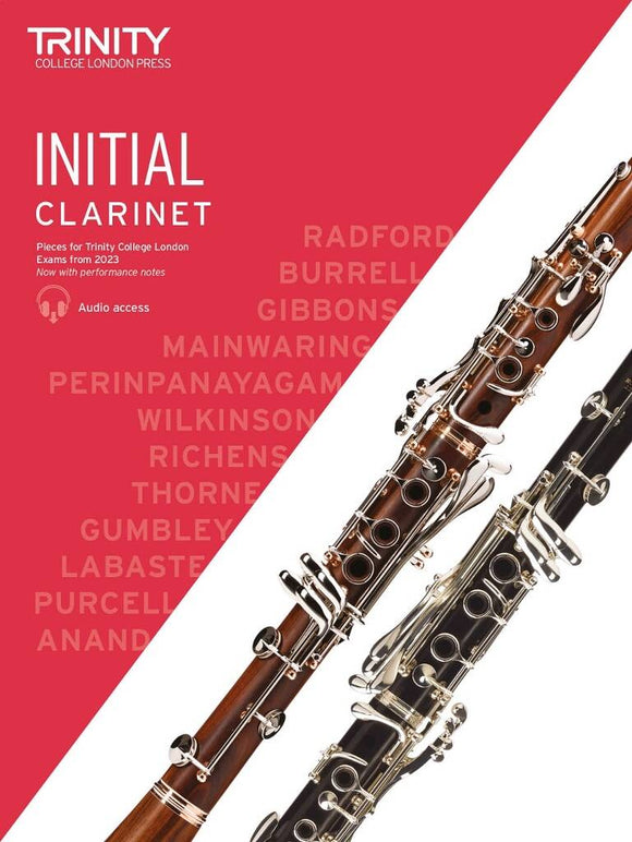TCL Clarinet Exam Pieces 2023-2026 Initial Includes Media