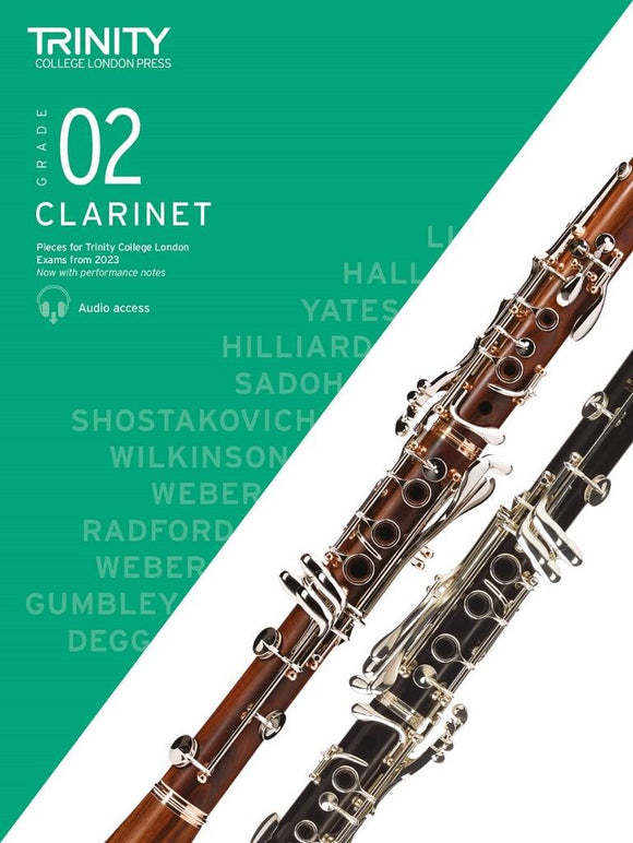 TCL Clarinet Exam Pieces 2023-2026 Grade 2 Includes Media