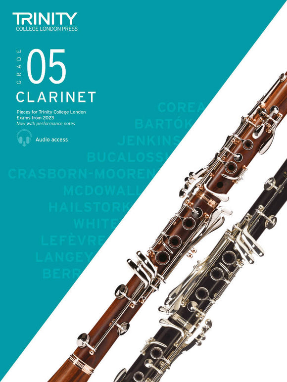 TCL Clarinet Exam Pieces 2023-2026 Grade 5 Includes Media