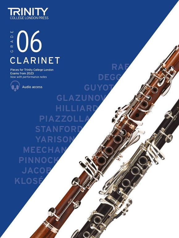 TCL Clarinet Exam Pieces 2023-2026 Grade 6 Includes Media