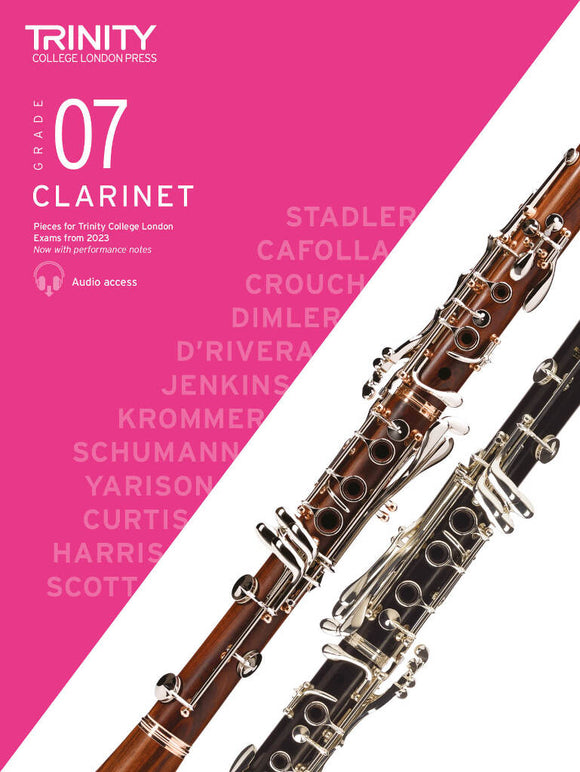 TCL Clarinet Exam Pieces 2023-2026 Grade 7 Includes Media