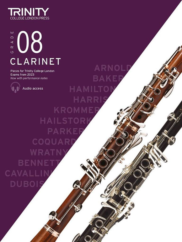 TCL Clarinet Exam Pieces 2023-2026 Grade 8 Includes Media