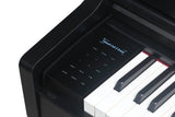 Medeli FORTE Series Digital Upright Piano. 88 Key. Black Satin