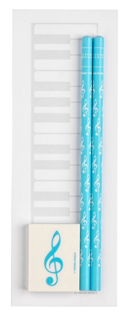 Notepad Keyboard Design - Light Blue – Brittens Music