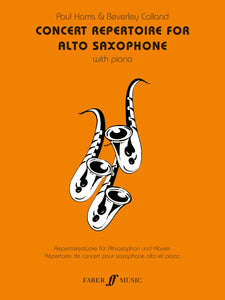Concert Repertoire for Alto Sax and Piano