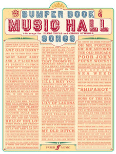 The Bumper Book of Music Hall Songs Piano Vocal Guitar