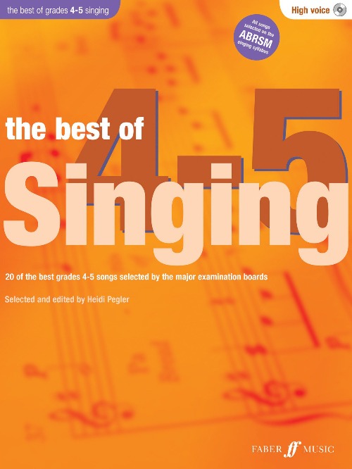 Best of Singing Grades 4 to 5 high voice with CD