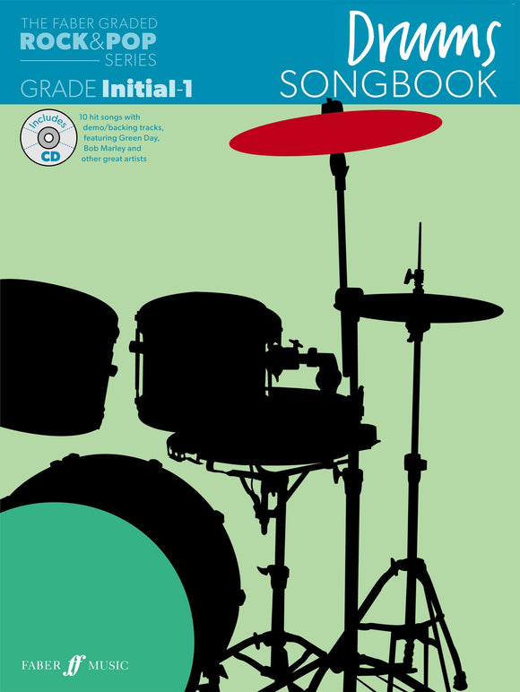 Faber Graded Rock  and  Pop Series Drums Songbook Grade Initial to Grade 1
