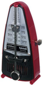Wittner Taktell Piccolo Metronome - Ruby red Plastic - No Bell