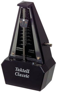 Wittner Taktell Classic Metronome - Black  and  Silver Plastic - No Bell