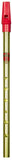 Flageolet Tin Whistle in C - Lacquered Brass