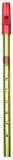 Flageolet Tin Whistle in Eb - Lacquered Brass