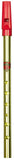 Flageolet Tin Whistle in G - Lacquered Brass
