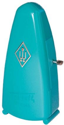 Wittner Taktell Piccolo Metronome - Neon Turquoise Plastic - No Bell