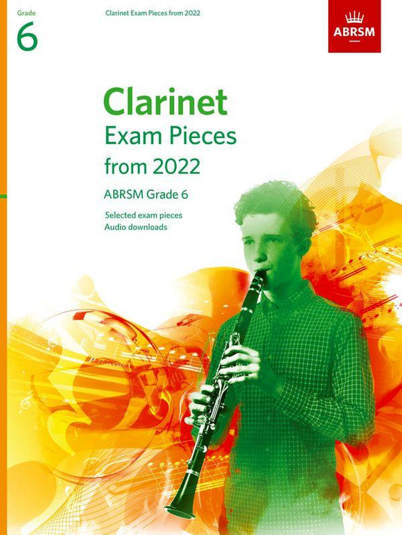 ABRSM Clarinet Exam Pieces Grade 6 from 2022
