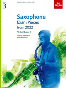 ABRSM Saxophone Exam Pieces Grade 3 from 2022