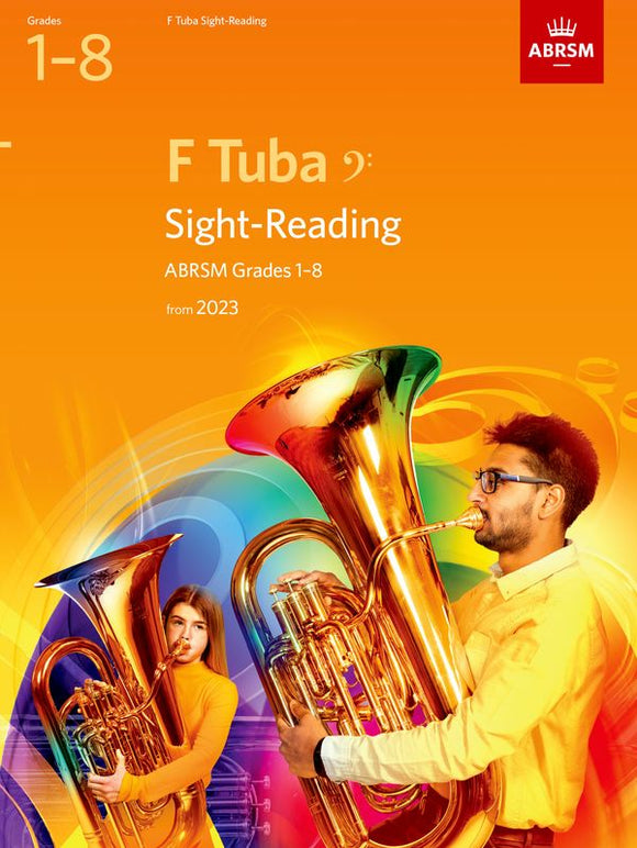 Sight-Reading for F Tuba (bass clef), ABRSM Grades 1-8, from 2023