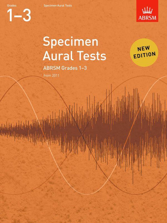 ABRSM Grades 1 to 3 Specimen Aural Tests Book Only