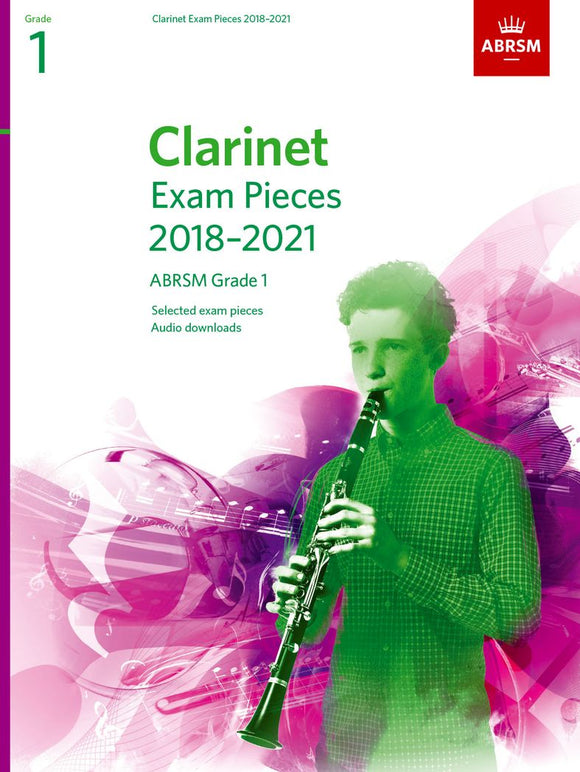 ABRSM Clarinet Exam Pieces Grade 1 2018 to 2021 Score and Part
