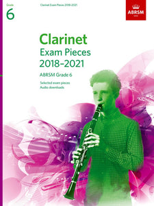 ABRSM Clarinet Exam Pieces Grade 6 2018 to 2021 Score and Part