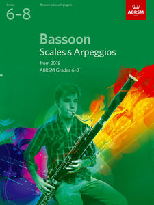 ABRSM Bassoon Scales and Arpeggios Grades 6 to 8