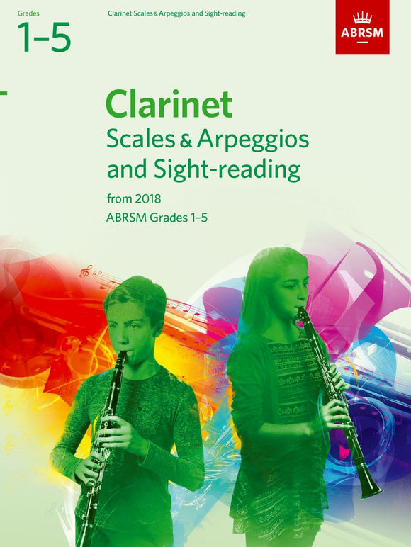 ABRSM Clarinet Scales and Arpeggios and Sight Reading  Grades 1 to 5