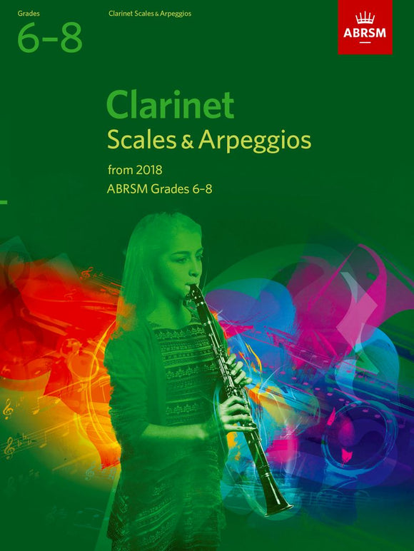 ABRSM Clarinet Scales and Arpeggios Grades 6 to 8