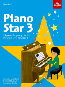 Prep Test level to Grade 1 Piano Star Book 3 Blackwell and Greally