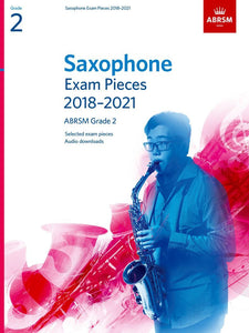 ABRSM Grade 2 Saxophone Exam Pieces 2018 to 2021
