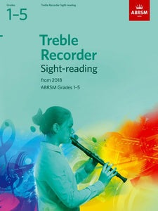 ABRSM Treble Recorder sight reading Tests Grades 1 to 5