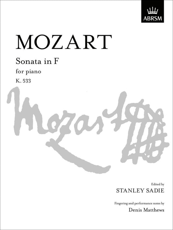 Mozart Sonata in F