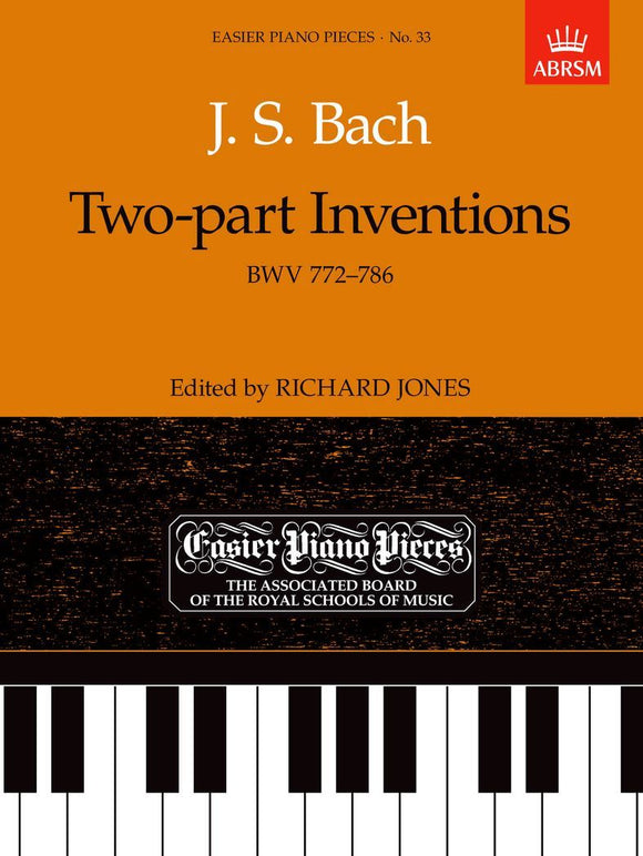 Two part Inventions BWV 772 to 786