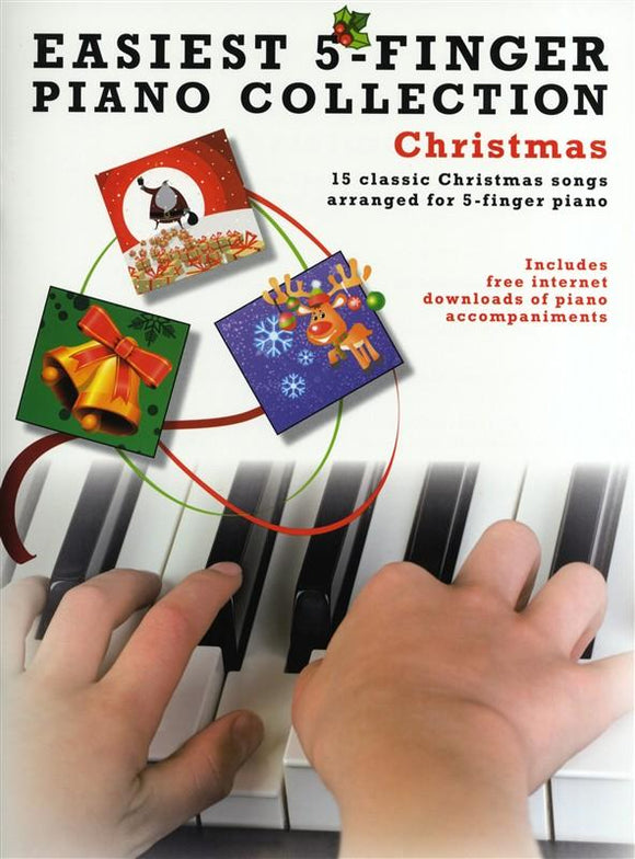 Easiest 5 Finger Piano Collection Christmas
