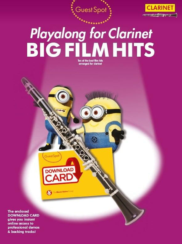 Guest Spot Big Film Hits Playalong For Clarinet