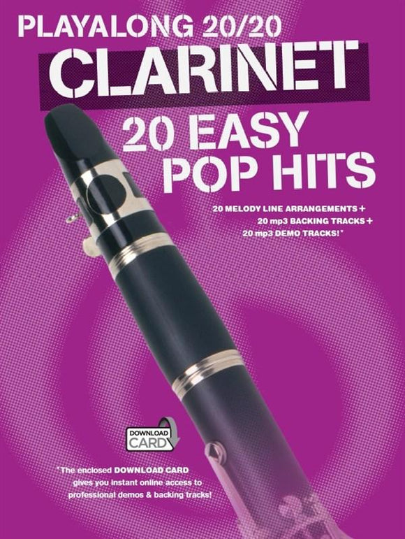 Playalong 20 20 Clarinet 20 Easy Pop Hits