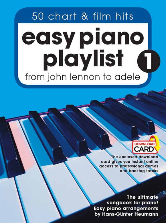 Easy Piano Playlist Volume 1