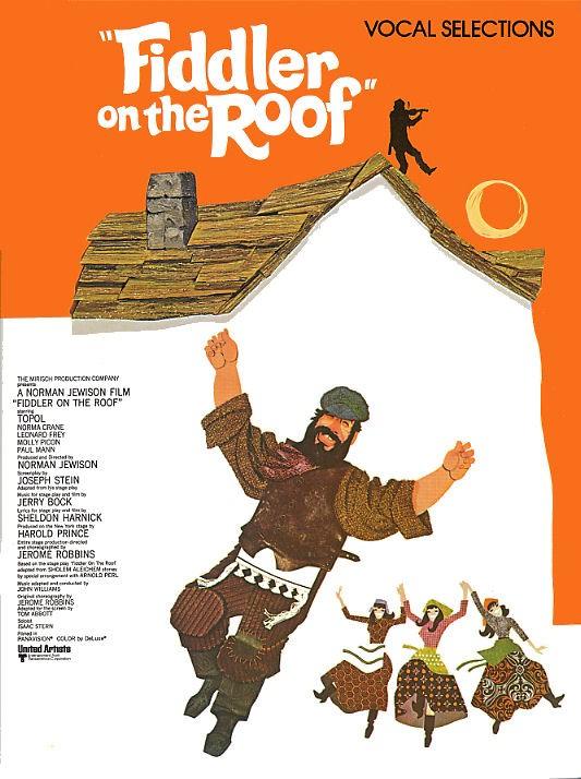Fiddler On The Roof Vocal Selections for Piano Vocal and Guitar