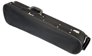 V Shaped Extra Deluxe Violin Case in black with red interior