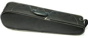 V Shaped Super Deluxe Violin Case in Black for 4 4 size violin