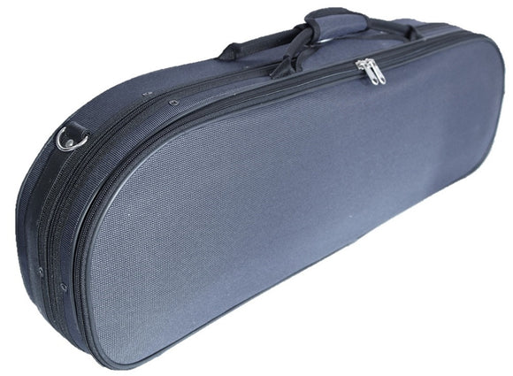 D Shaped Deluxe Full Size Violin Case in Blue 