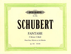 Schubert Fantasie In F Minor Op103 For Piano Duet