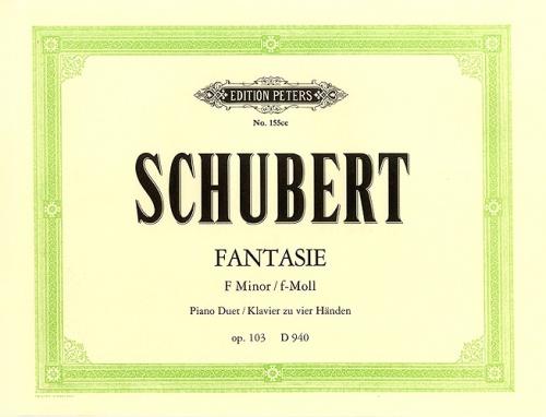 Schubert Fantasie In F Minor Op103 For Piano Duet