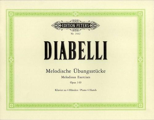 Diabelli  Melodious Exercises Op149 for Piano Duet