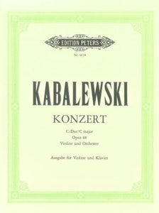 Kabalevsky Concerto in C major Opus 48 for Violin and Piano