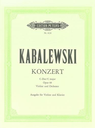 Kabalevsky Concerto in C major Opus 48 for Violin and Piano