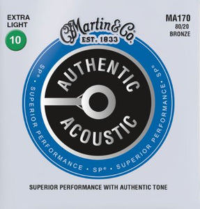 Martin 80/20 Bronze 10-47 Extra Light Acoustic Set
