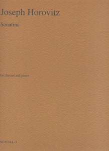 Horovitz Sonatina for Clarinet and Piano