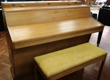 Monington and Weston Upright Piano pre Loved Lid Closed